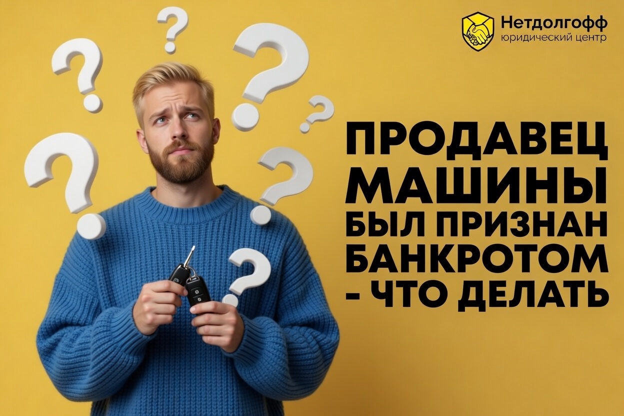 Продавец машины был признан банкротом - что делать?
