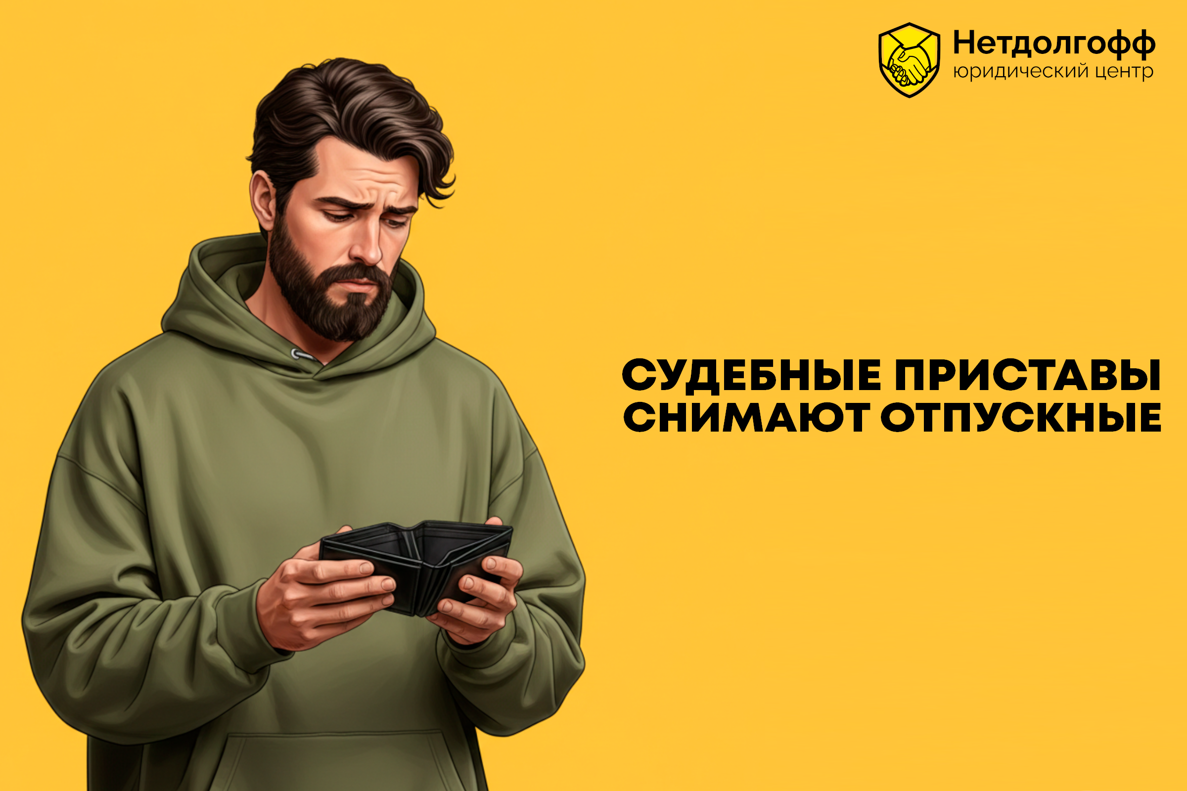 Судебные приставы снимают отпускные