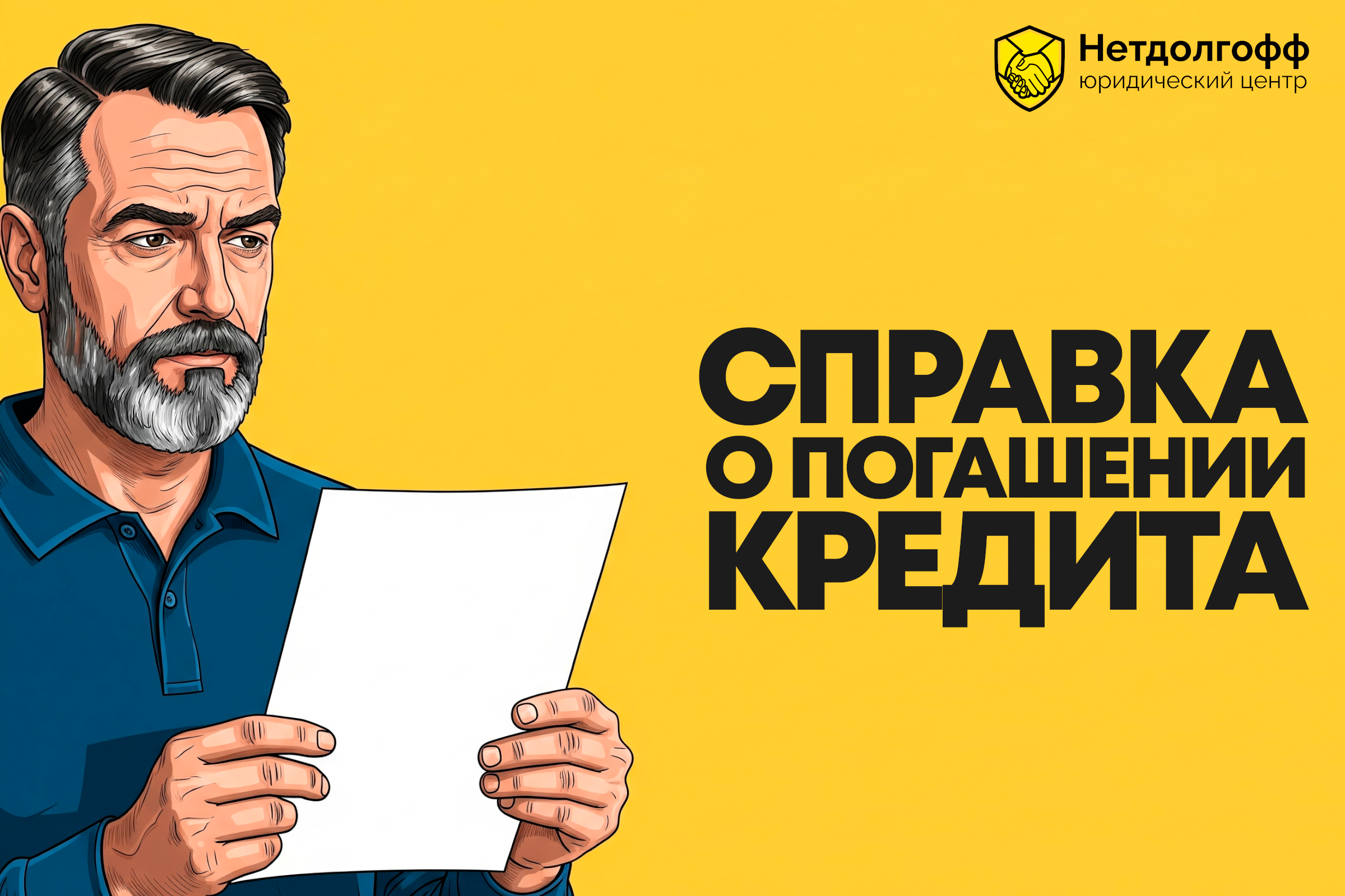 Справка о погашении кредита